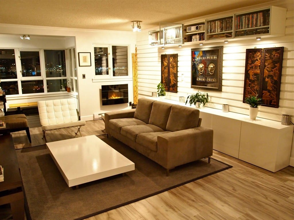 bachelor pad living room