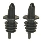 12 Slow Flow Pourers, Plastic in Black HP 300