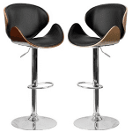 Rotating Bar Stool, Wood Vinyl HP good