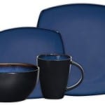 Stonewear Dinner Set, 16 Piece for 4 settings HP 300 Blue