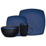 Stonewear Dinner Set, 16 Piece for 4 settings (Blue)