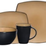 Stonewear Dinner Set, 16 Piece for 4 settings (Taupe)