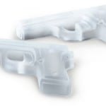 Ice Cube Tray, Gun Mold White