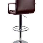 Rotating Bar Stool, Bicast Leather in Brown (Qty 2) 3