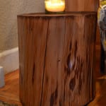 DIY Stump Side Table 3