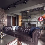 Bachelor Pad Living Room lighting 6