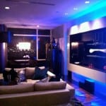 Bachelor Pad Living Room lighting 7