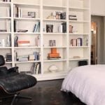 bachelor pad bedroom eames chair